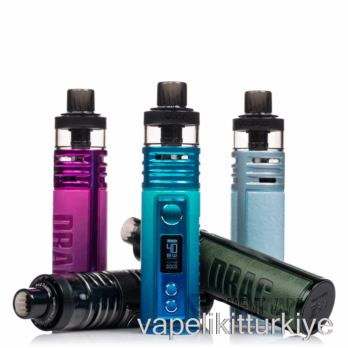 Vape Türkiye Voopoo Drag H40 Pod Mod Seti Pembe